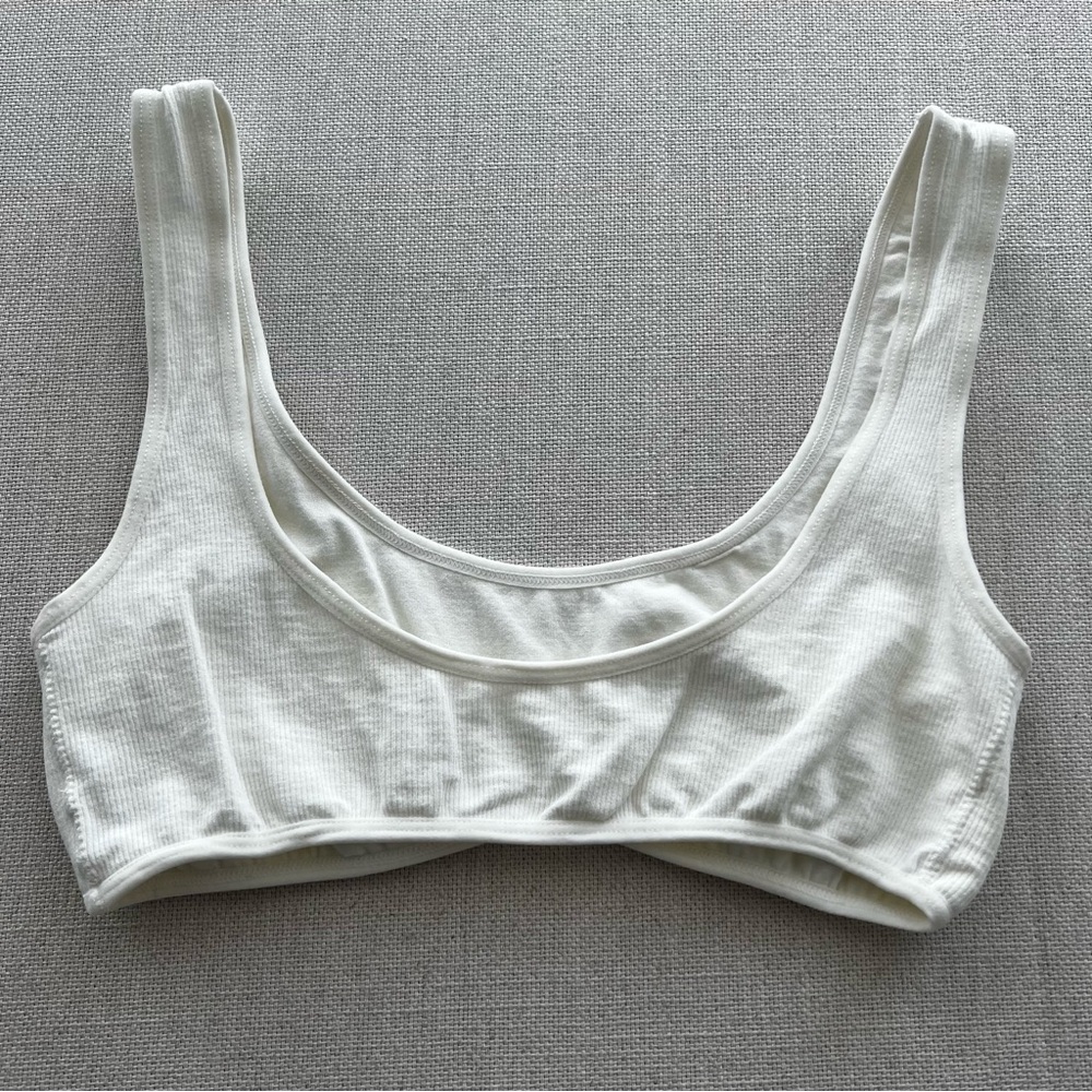 BAMBOO Seamless Rib Curved Bra - Picture 7 of 7